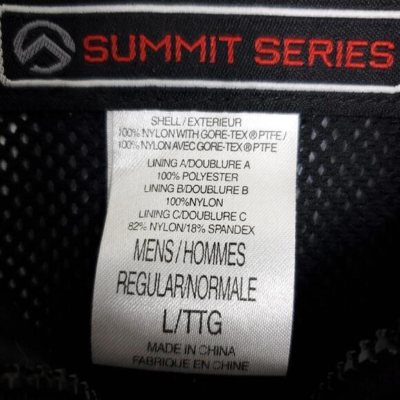 Vintage North Face Jacket Mens Large Summit Series Windbreaker Rain Hiking Hood - Picture 6 of 12